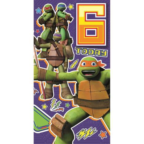 6th Birthday Teenage Mutant Ninja Turtles Birthday Card £2.40